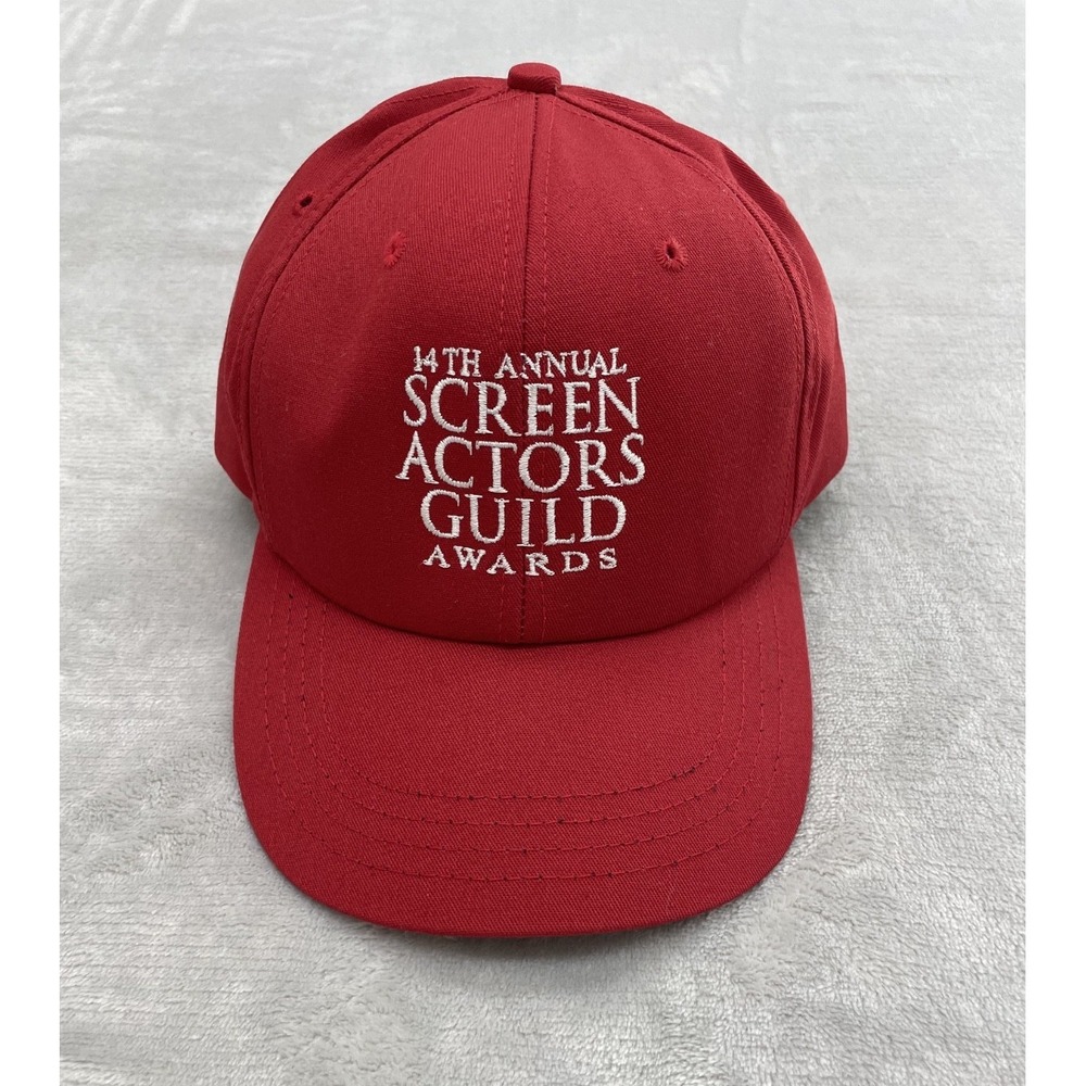 Screen Actors Guild Baseball Hat Unisex One Size Red SAG Awards TBS TNT
